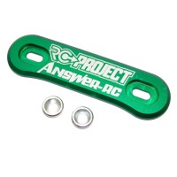 RC-Project One Piece Wing Button in Ergal 7075 T6 - Green