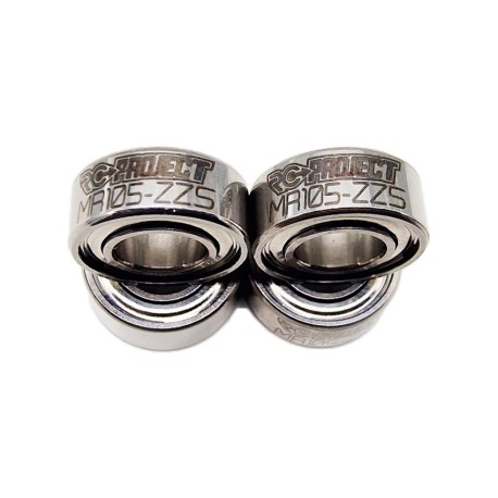 RC-Project Clutch Bell Ball-Bearings MR105-ZZS (4-Pack)