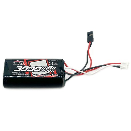 TPRO Electronics Li-Ion RC Receiver Battery Pack 3000mah 7.2v