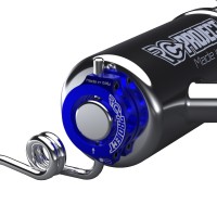 RC Project The Ring muffler support - BLUE