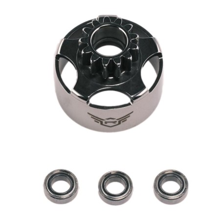 REDS 13T Clutch Bell DURABELL-X - 3 Bearings (5x9x3mm)