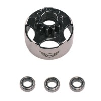 REDS 13T Clutch Bell DURABELL-X - 3 Bearings (5x9x3mm)