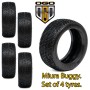 OGO 1/8th Buggy Miura Tyres - B1 Compound - Medium Soft (Red) - 4Pcs