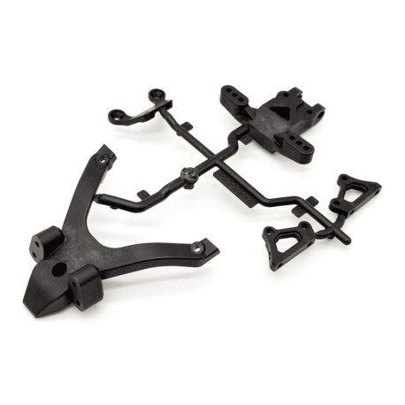 SWORKz S12-3 Front Shock Tower/ Upper Holder Plastic Parts