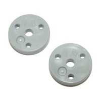 SWORKz 1/10 BBS Precision Plastic Shock Piston Flat Type (1.6X3Holes)(13mm)(2PC)