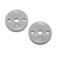 SWORKz 1/10 BBS Precision Plastic Shock Piston Flat Type (1.8X2Holes)(13mm)(2PC)