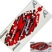 Answer-RC / TKR SWORKz S12-3 Chassis Protector Skin (Red)