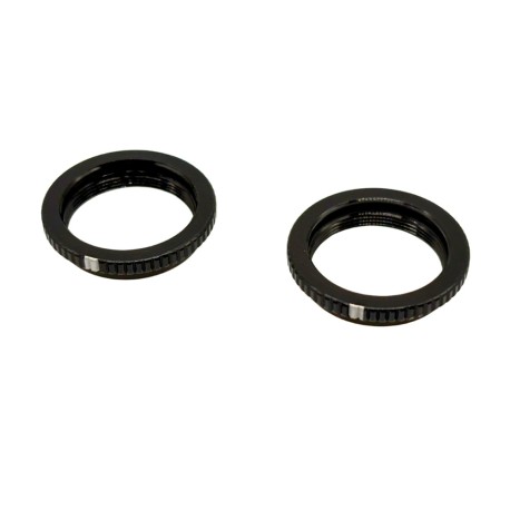 SWORKz 1/10 BBS Shock Spring Adjust Nut (BK/13mm) (2PC)