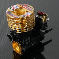 SPower Japan P7HP EUii SOUL II Factory Hand Modified .21 On-Road Racing Engine Combo w/MRII EFRA 2196 Tuned Pipe (Broken-In)