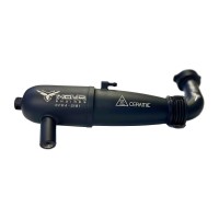 NOVA On-Road Black Ceramic EFRA 2181 Tuned Pipe Combo w/34mm 90°/90° Manifold