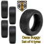 OGO 1/8th Buggy Dana Tyres - CH Clay Compound - Super Soft (White) - 4Pc