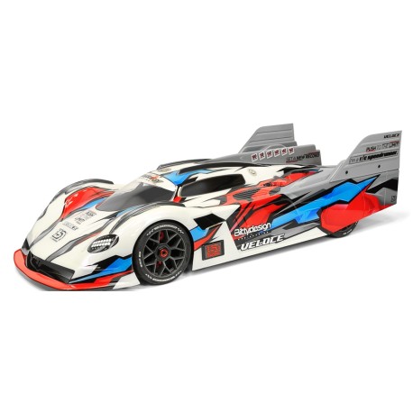 Bittydesign Veloce 1/7 Clear Pre-Cut Speed-Run Body - ARRMA Infraction/Limitless & Hobao VTE2 (2.0mm)