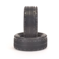 Schumacher Cactus Fusion 1/10 4WD Front Tyres - Yellow (Pr)