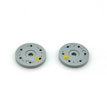 SWORKz 1/8 BBS Precision Plastic Shock Piston (1.3X6Holes) (FY) (2Pc)