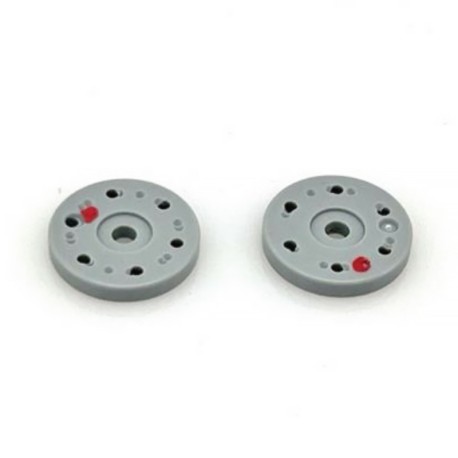 SWORKz 1/8 BBS Precision Plastic Shock Piston (1.4X6Holes) (RD) (2Pc)