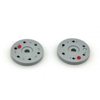 SWORKz 1/8 BBS Precision Plastic Shock Piston (1.4X6Holes) (RD) (2Pc)