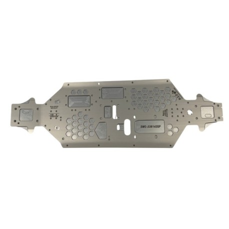 SWORKz Performance S35-5 Series AL 7075 Aluminum Lightened Chassis - Long (Shaft 115mm)