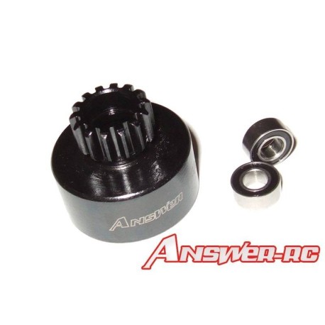 Answer-Rc 13t Clutch Bell with 2x Bearings.