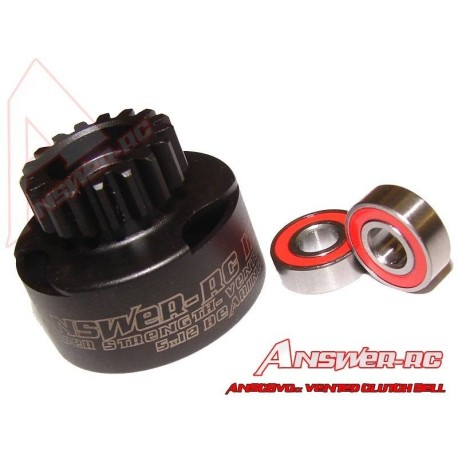 Answer-RC 15t Vented Clutch Bell With 2 x 5*12 Bearings