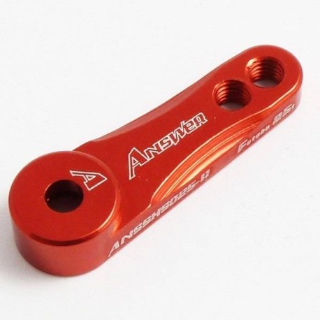 Answer-RC Small Straight Servo Horn KO + Sanwa 23T (Red)