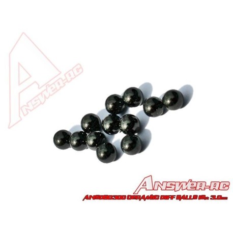 Answer-RC 3.00mm Ceramic Diff Balls Si3N4 -12pk