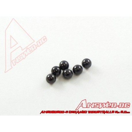 Answer-RC 2.00mm Ceramic Thrust Balls Si3N4 -6pk