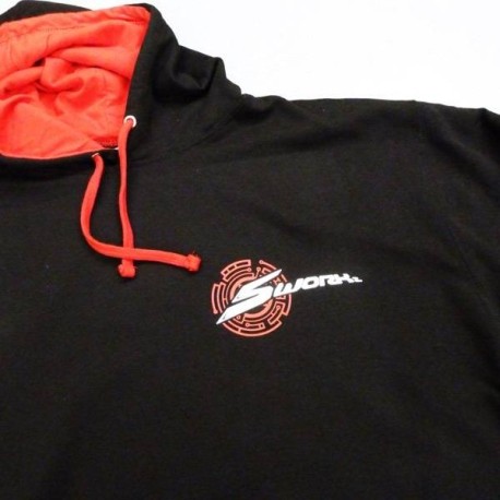 Answer-RC SWORKz UK Hoodie Black w. red Inner Hood (Xtra Large)
