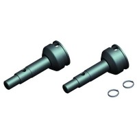 Caster SK10 Front CVD Axle 2.00mm w. spring Clips (2pcs)