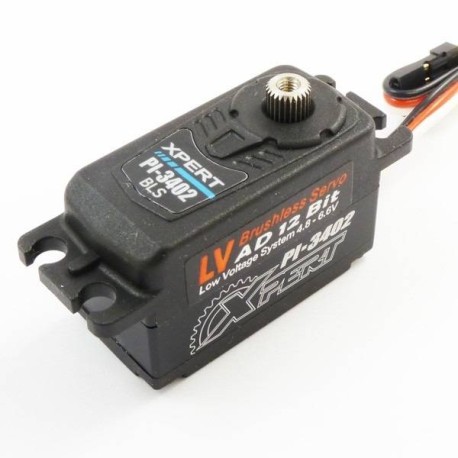 Xpert RC PI-3402 Brushless Low Profile Servo 15.00kg 0.07 Sec 6.0v Alloy Center Case 4.8-6.0v