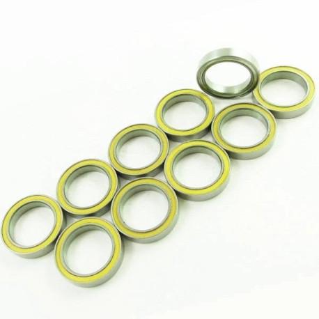 Answer-RC 15*21*4 "SP" Bearings 10pk Rubber Seal / Metal Shield.