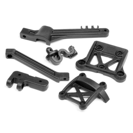 HB RACING Brace And Stiffener Set D812