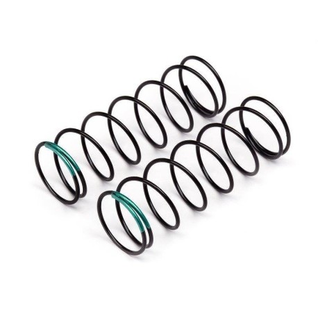 HB RACING Shock Spring Front Green/68mm - 2pcs