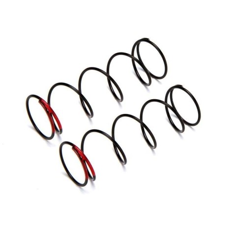 HB RACING Shock Spring Front Red/68mm - 2pcs