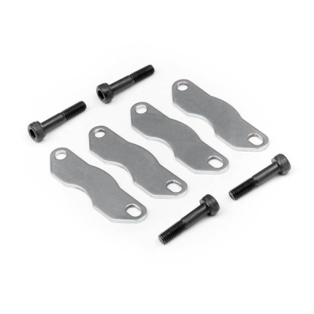 HB RACING Brake Pad/Screw Set 4pcs