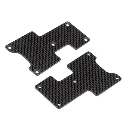 HB RACING Woven Graphite Arm Covers Rear