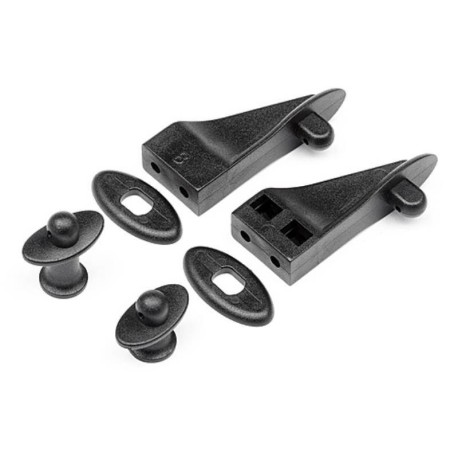 HB RACING Wing/Body Mount Set