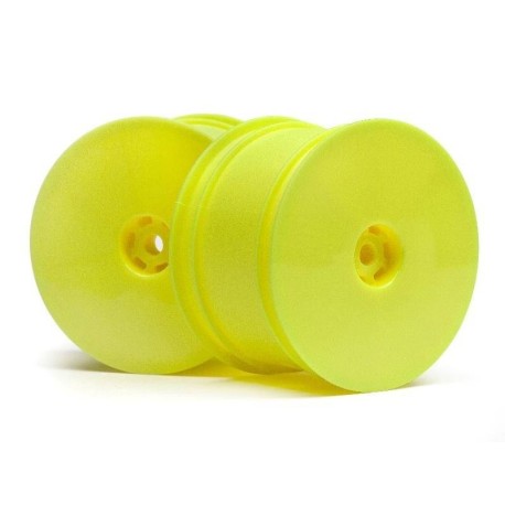 HB RACING 1/10 Rear Wheel Yellow - 2pcs