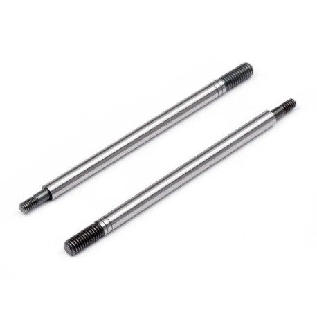 HB RACING Shock Shaft 3x100mm Rear/Silver - 2pcs