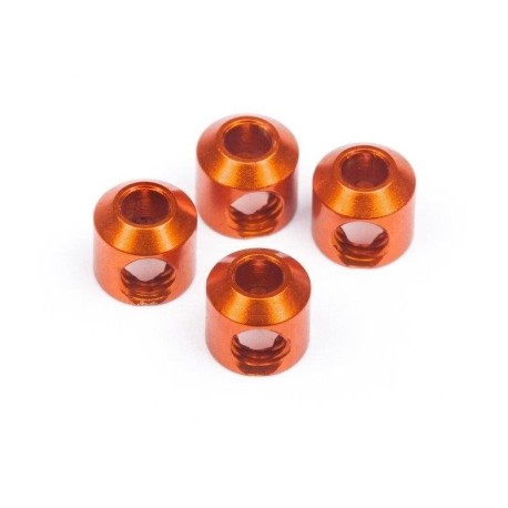 HB RACING Sway Bar stop Collar Orange - 4pcs