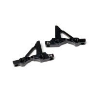 HB RACING Front Upper Bulkhead 7075/Black