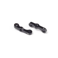 HB RACING Front Upper Arm Mount Set 7075/Black