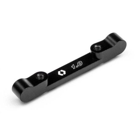 HB RACING Pivot Block FF/RR 1.0 Degree Black