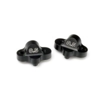 HB RACING Dual Pivot Block Set Fr/Rf 0.5 Degree Black