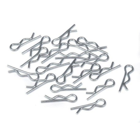 HB RACING Body Pin Clips 6mm/Medium - 20pcs