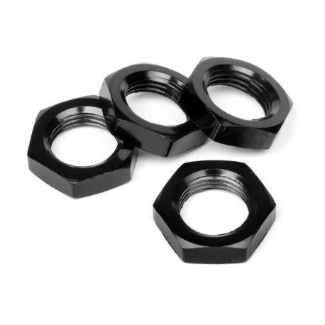 HB RACING 17mm Wheel Nut Black - 4pcs