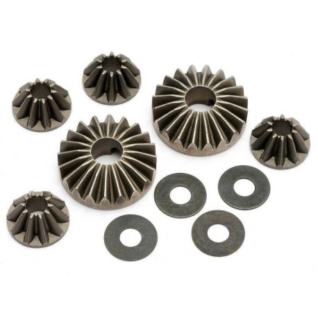 HB RACING Hard steel Differential Gear Set