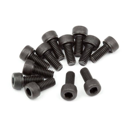 HB RACING Cap Head Screw M2.6x6mm 12 pcs