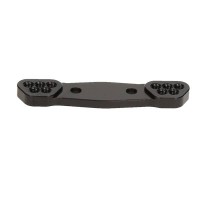 HB RACING Front Camber Plate Black D216