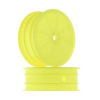 HB RACING 2WD Buggy Front Wheel Yellow - 2pcs