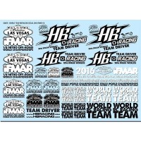 HB RACING World Team HB RACING Decals Vegas